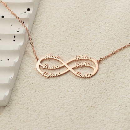 Personalized Infinity Necklace