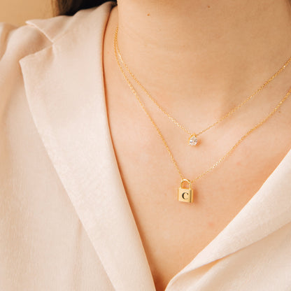 Unique Drop Pear Diamond Necklace