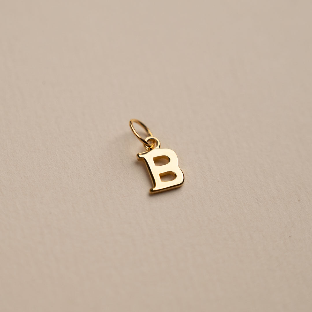 Sabrina Gold Custom Letter Pendant Necklace
