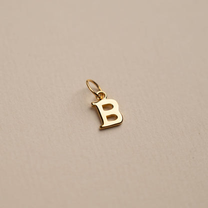 Sabrina Gold Custom Letter Pendant Necklace
