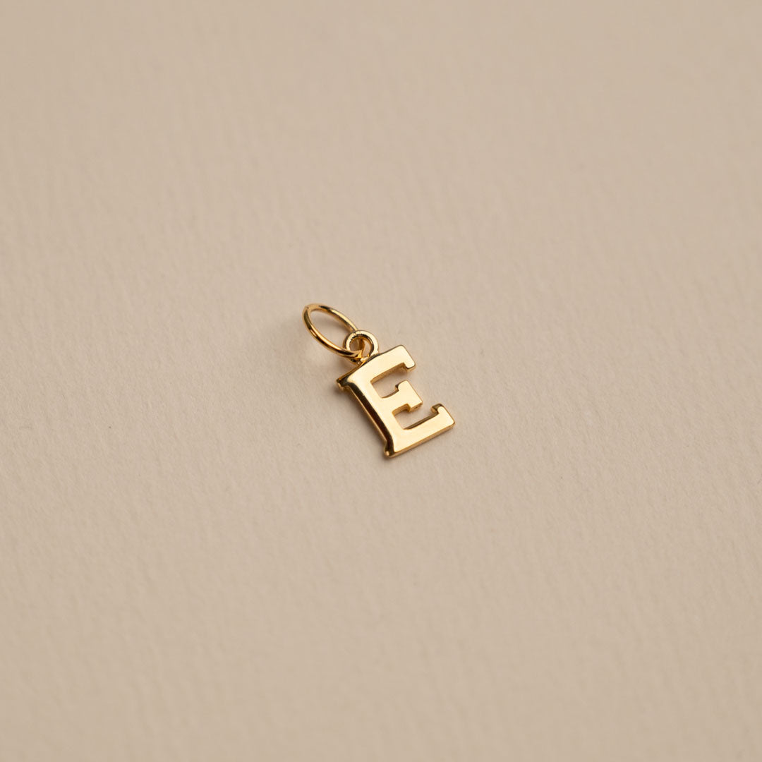 Sabrina Gold Custom Letter Pendant Necklace
