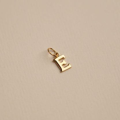 Sabrina Gold Custom Letter Pendant Necklace