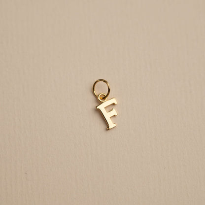 Sabrina Gold Custom Letter Pendant Necklace