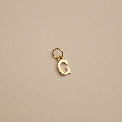 Sabrina Gold Custom Letter Pendant Necklace