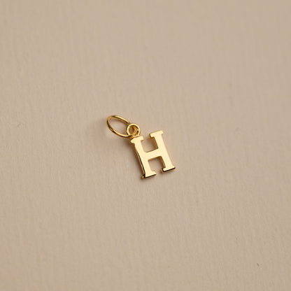 Sabrina Gold Custom Letter Pendant Necklace