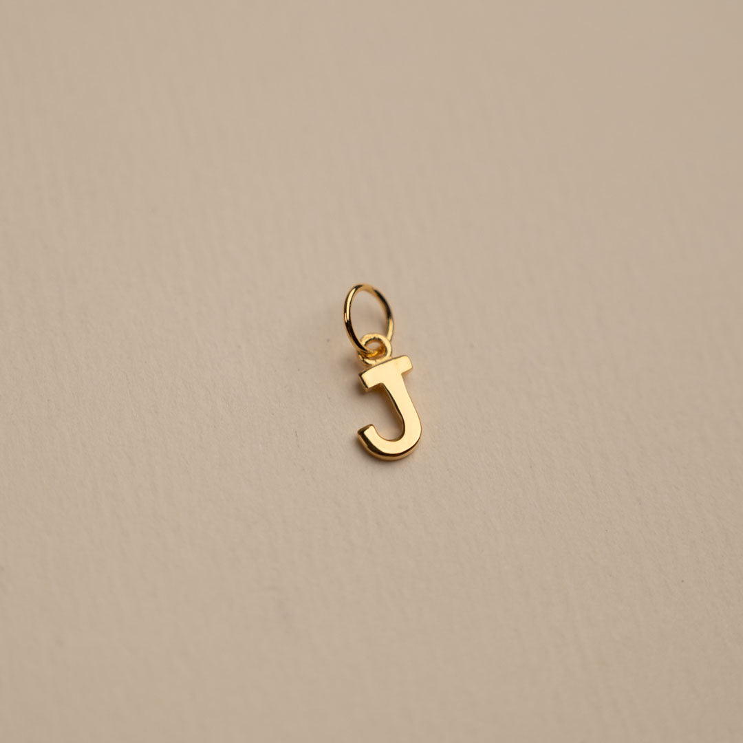 Sabrina Gold Custom Letter Pendant Necklace