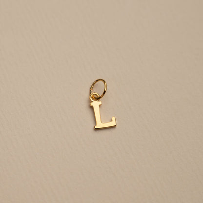 Sabrina Gold Custom Letter Pendant Necklace