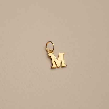 Sabrina Gold Custom Letter Pendant Necklace