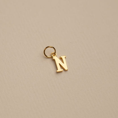Sabrina Gold Custom Letter Pendant Necklace