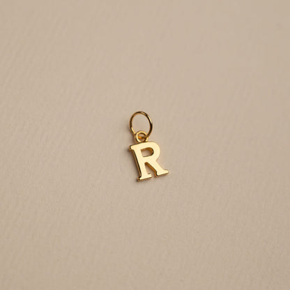 Sabrina Gold Custom Letter Pendant Necklace