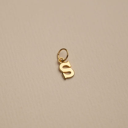 Sabrina Gold Custom Letter Pendant Necklace