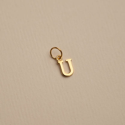 Sabrina Gold Custom Letter Pendant Necklace