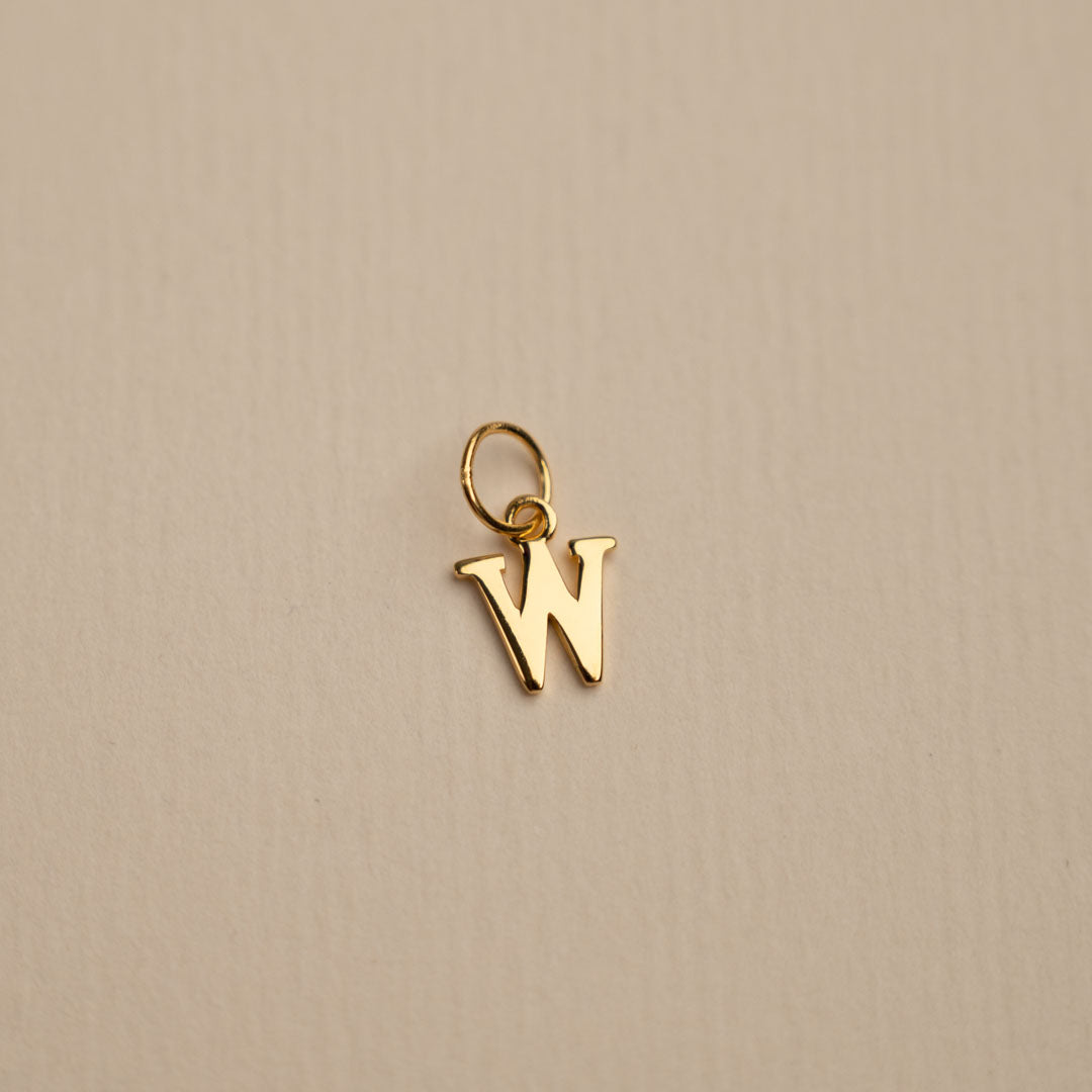 Sabrina Gold Custom Letter Pendant Necklace