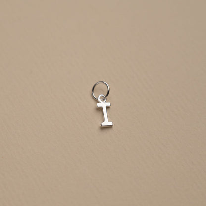 Elegant Nadia Silver Letter Pendant Necklace