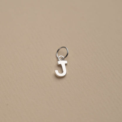 Elegant Nadia Silver Letter Pendant Necklace