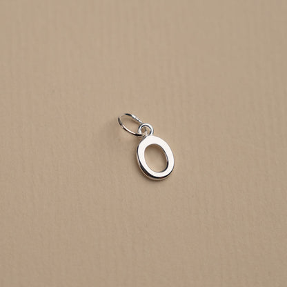 Elegant Nadia Silver Letter Pendant Necklace