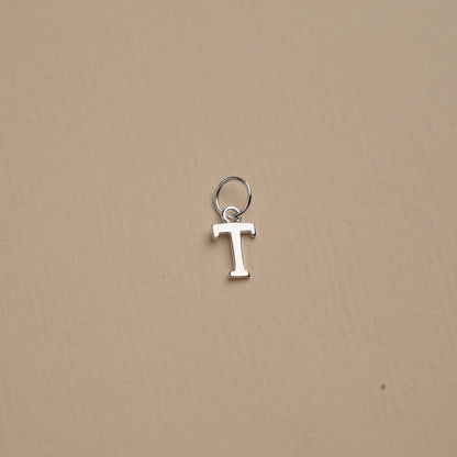 Elegant Nadia Silver Letter Pendant Necklace