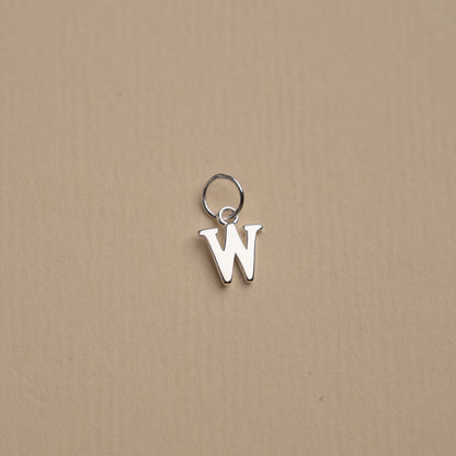 Elegant Nadia Silver Letter Pendant Necklace