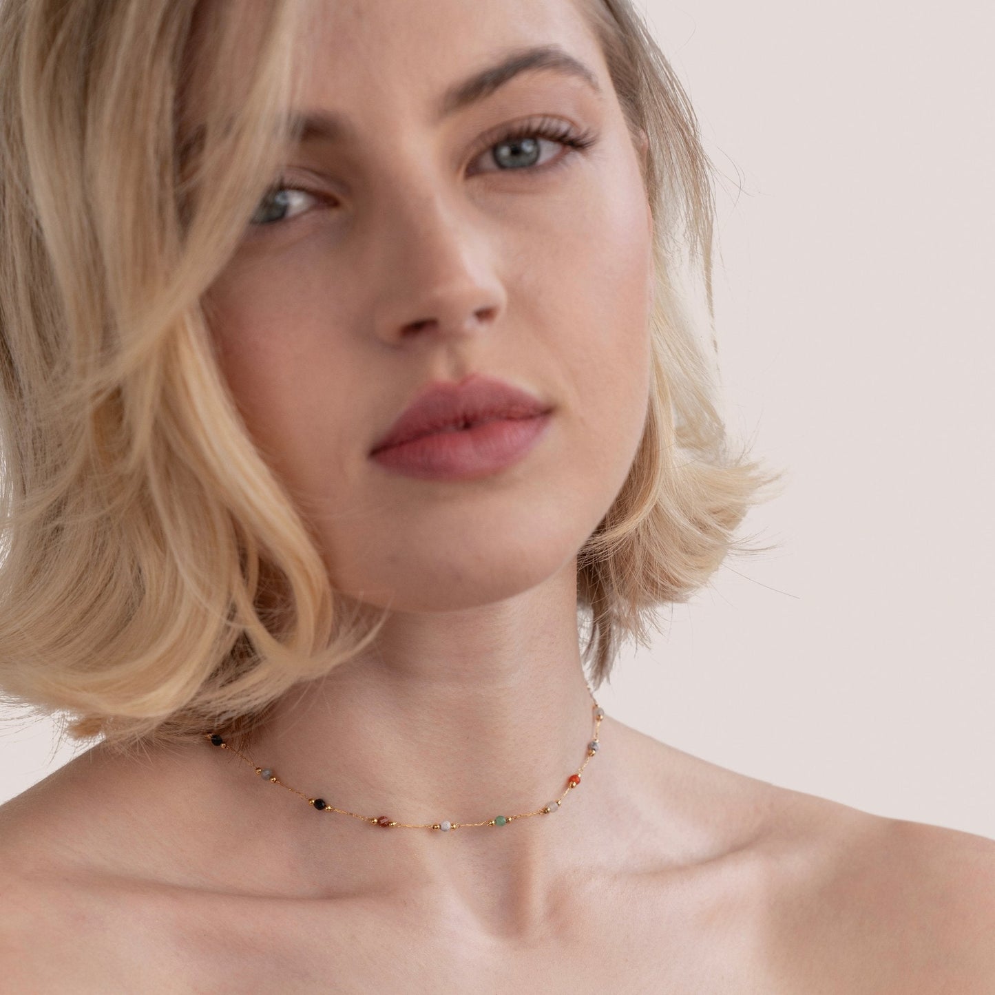 Lala Elegant Pearl & Stone Necklace