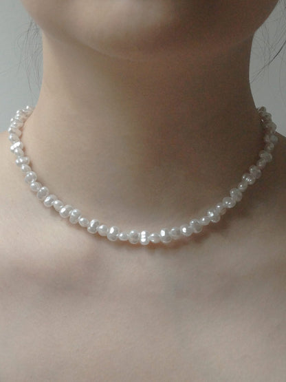 Stella Glamorous Pearl Cluster Necklace