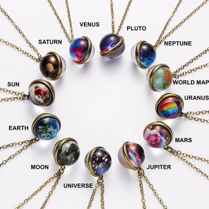 Karima Solar System Planets Inspired Necklace