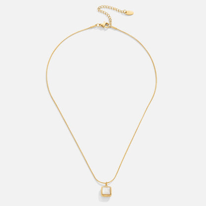 Elegant Riva Moonstone Pendant Necklace
