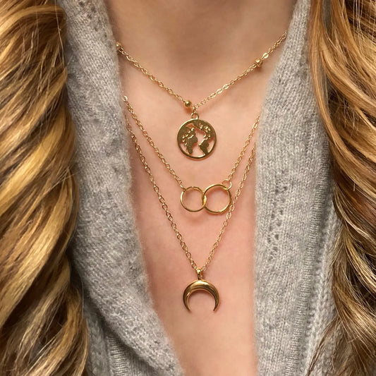 Elegant Earth Bohemian Layered Necklace