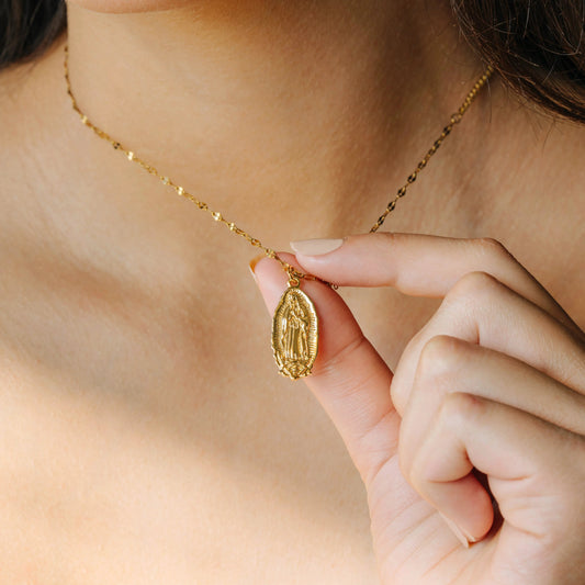Virgin Mary Symbol Necklace