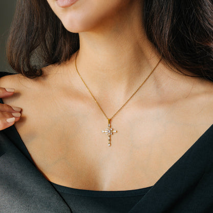 Shining Star Holy Cross Necklace